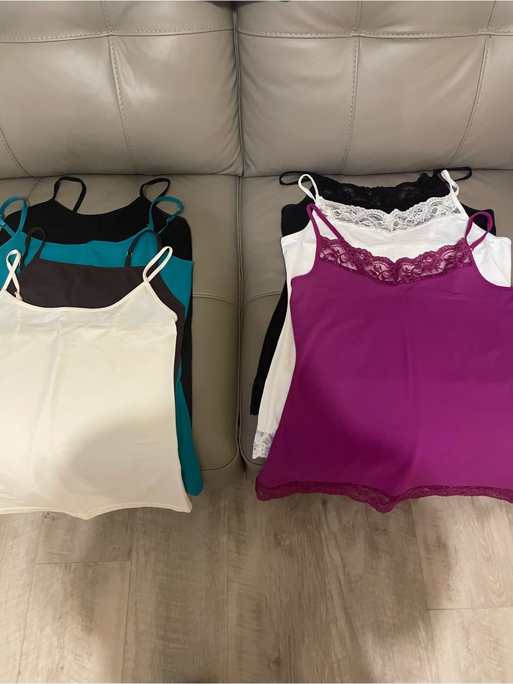 Lot of 7 camisole tops- like new!